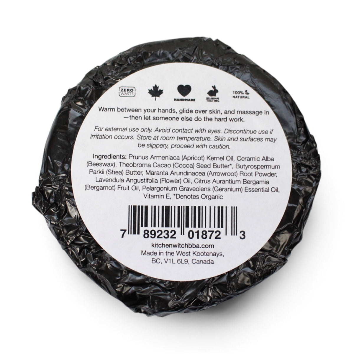 Solid Lotion Massage Bar - PINK DRAGON