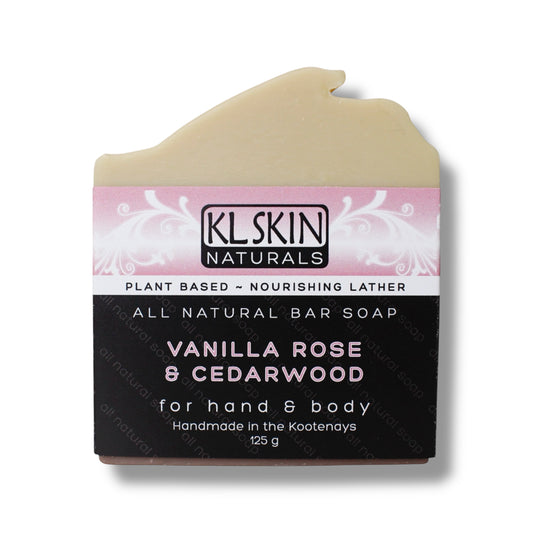 Bar Soap VANILLA ROSE & CEDARWOOD