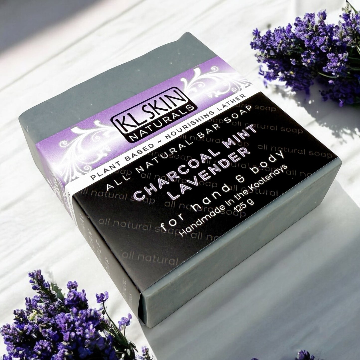 Bar Soap CHARCOAL MINT LAVENDER