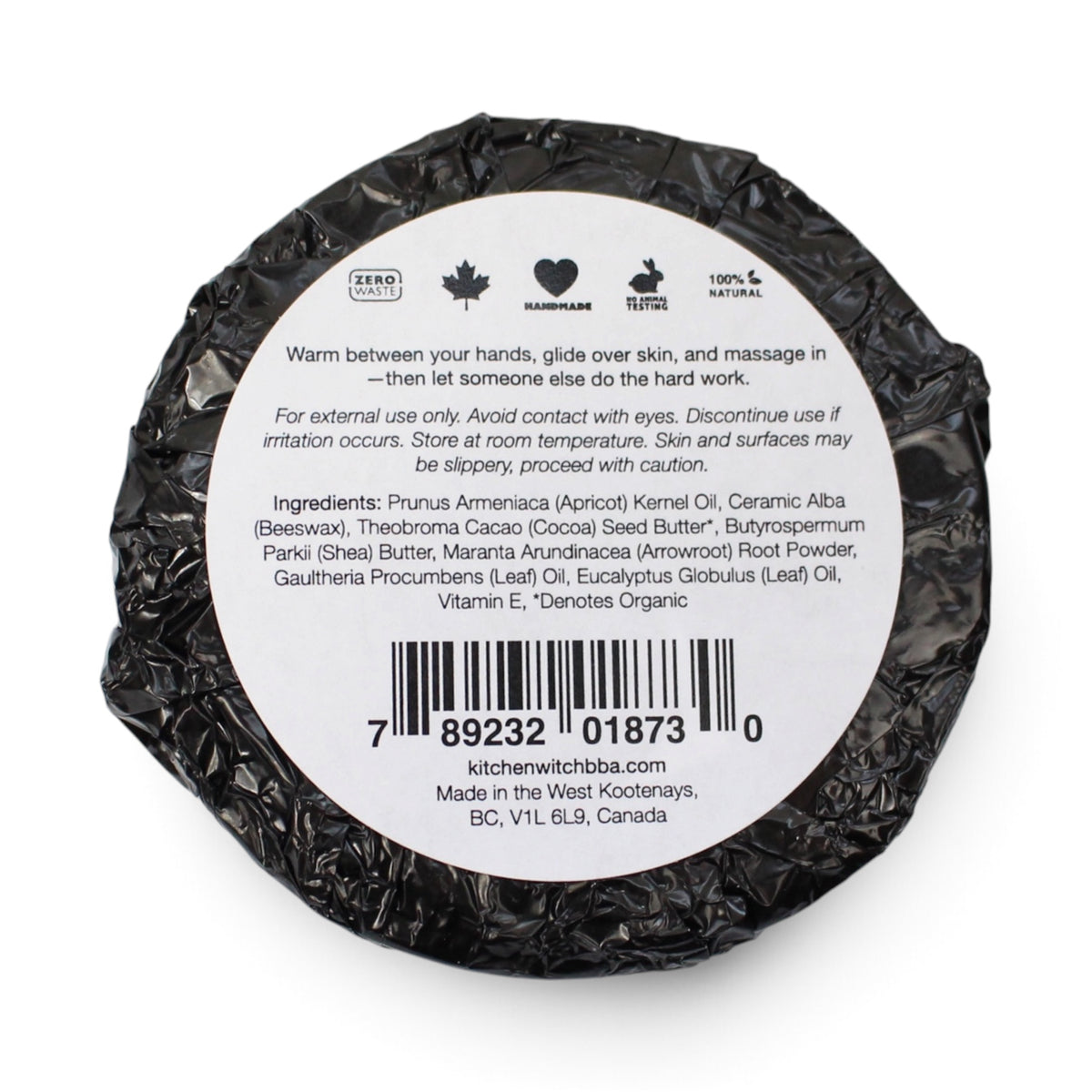 Solid Lotion Massage Bar - MUSCLE MELT
