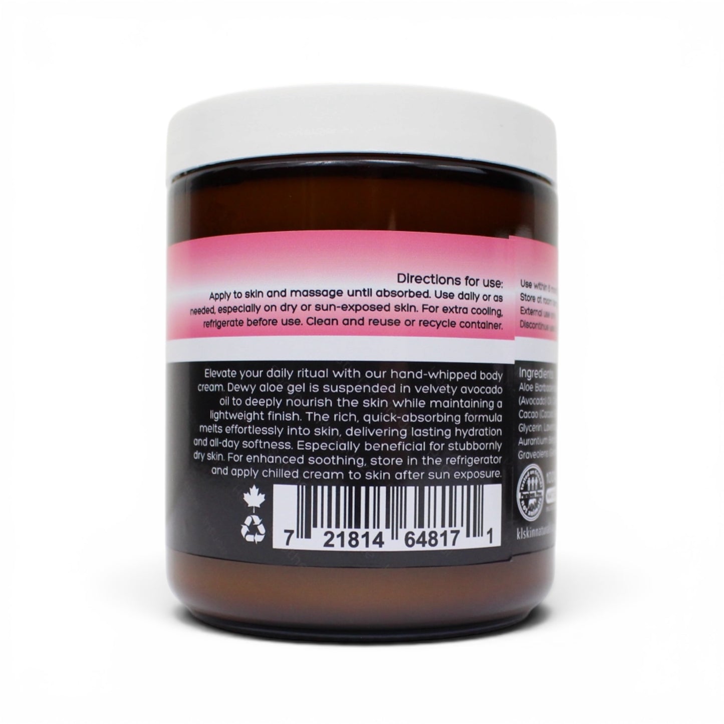 Aloe Hydration Body Cream - PINK DRAGON
