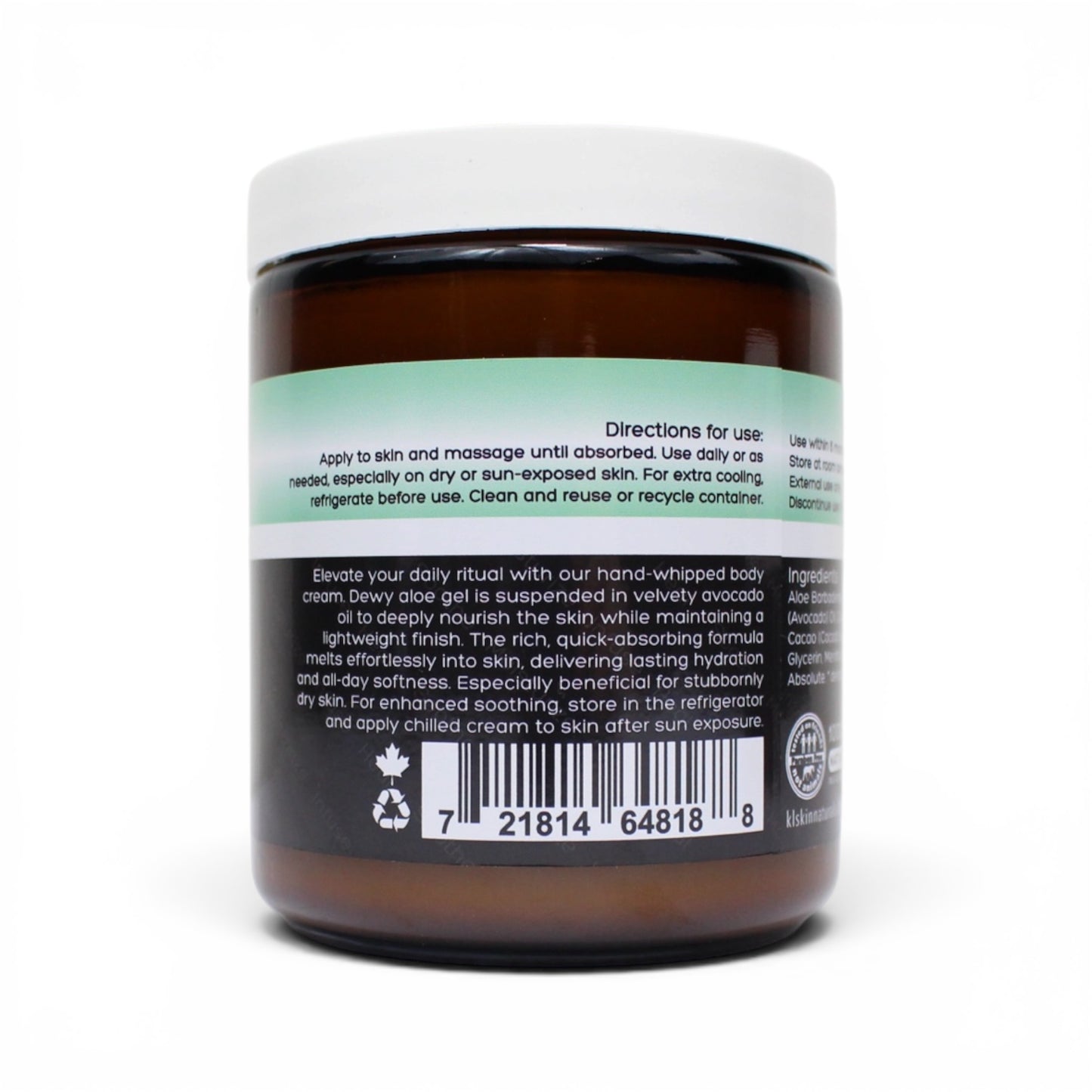 Aloe Hydration Body Cream - AFTER EIGHT