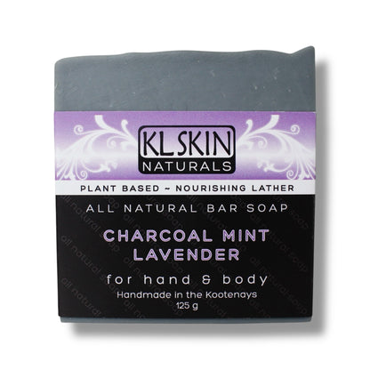 Bar Soap CHARCOAL MINT LAVENDER