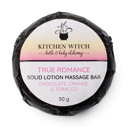 Solid Lotion Massage Bar - TRUE ROMANCE